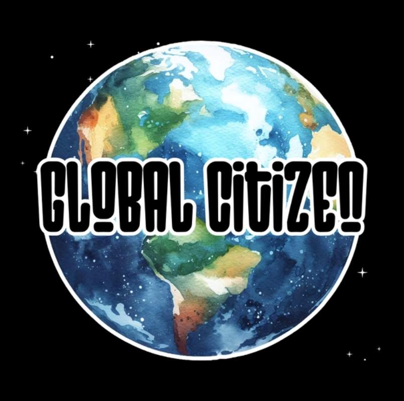 Global Citizen – Black Tshirt