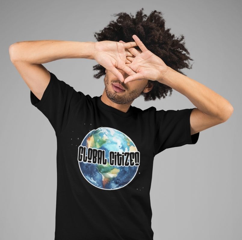 Global Citizen – Black Tshirt