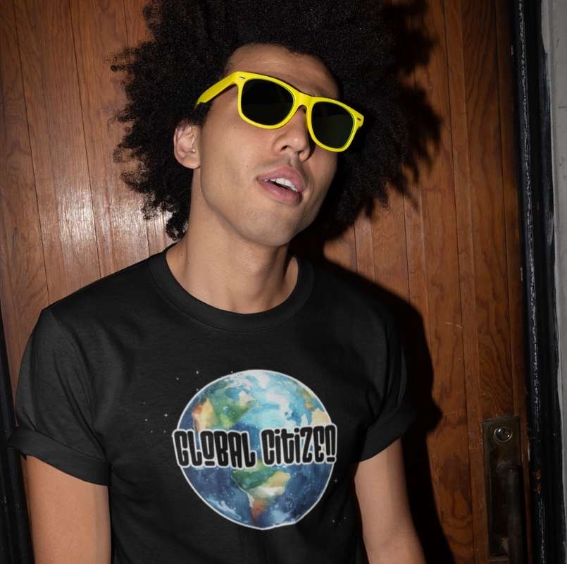 Global Citizen – Black Tshirt