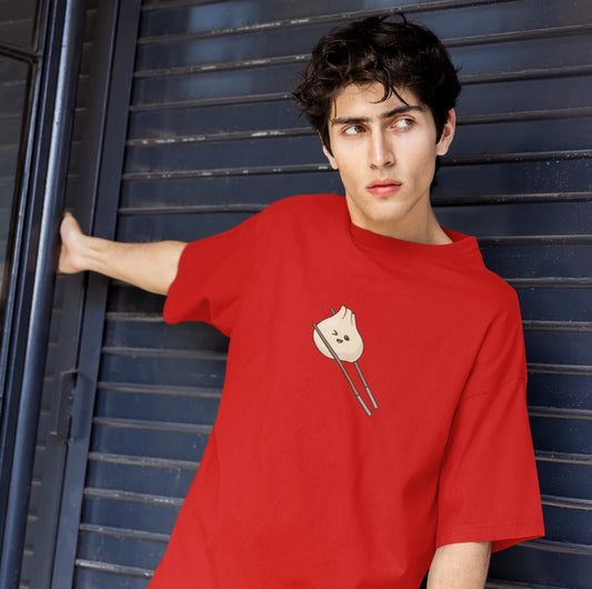 Bao to the Wow - Red Oversized Tshirt